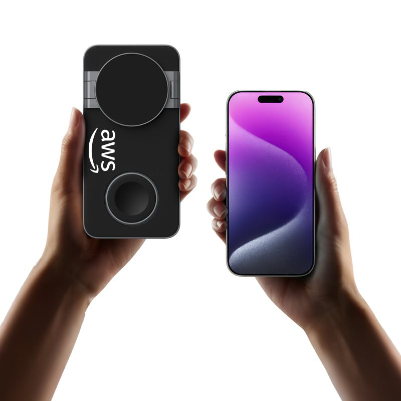 AWS 15W 3n1 Magnetic Wireless Charging Station