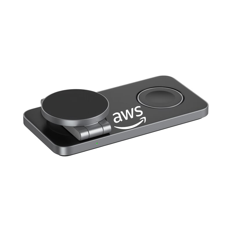 AWS 15W 3n1 Magnetic Wireless Charging Station