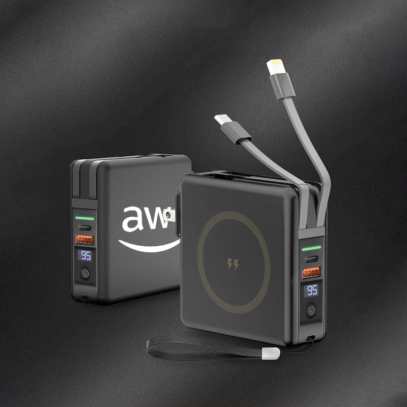 AWS Global Magnetic Travel Charger 10,000 mAh