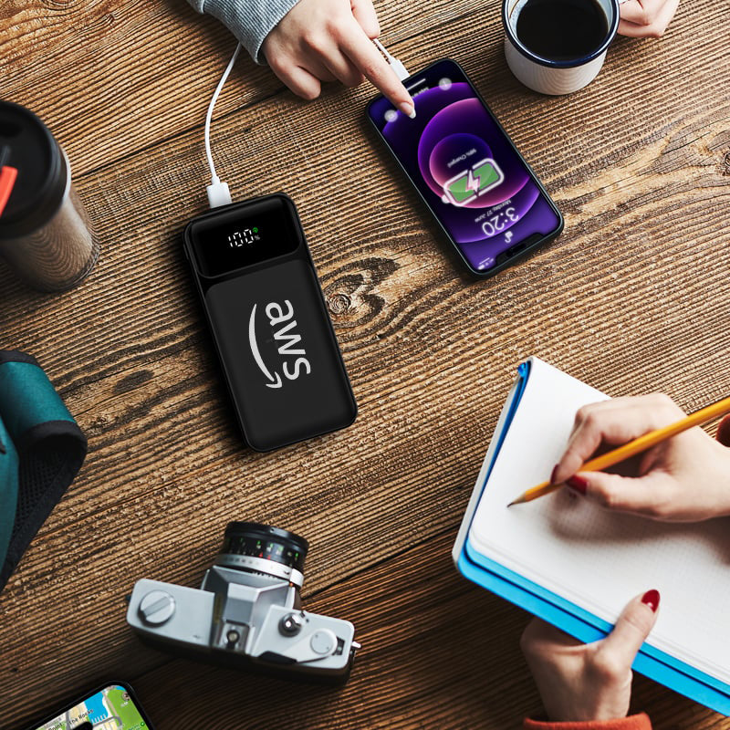 AWS Eco 22.5W Quick Charge Wireless Power Bank - 10,000 mAh