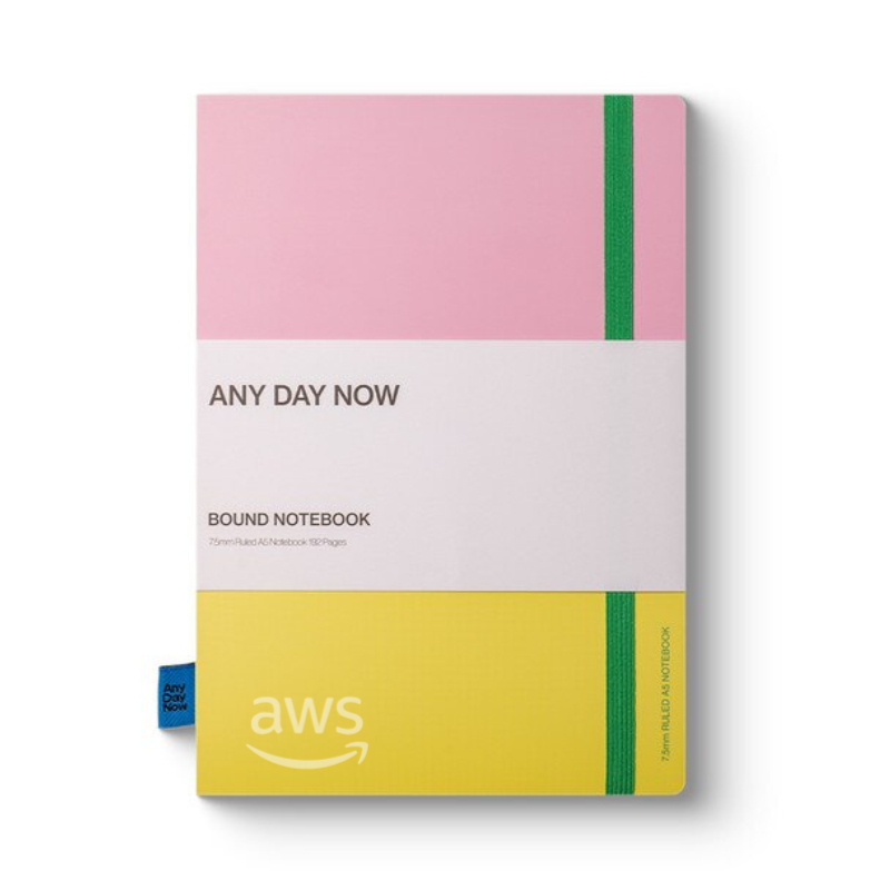 Any Day Now - Bound Notebook - Ruled - A5