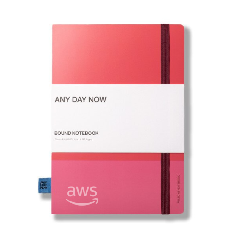 Any Day Now - Bound Notebook - Ruled - A5