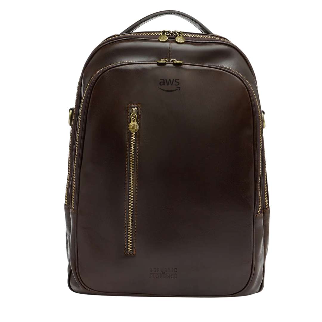 AWS X Republic Of Florence - Belfast Leather Backpack