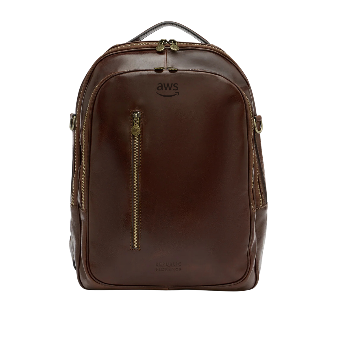AWS X Republic Of Florence - Belfast Leather Backpack