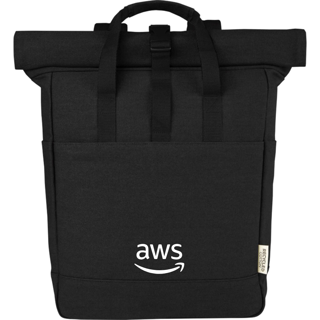 AWS Darani GRS Recycled Canvas Backpack Tote 24L