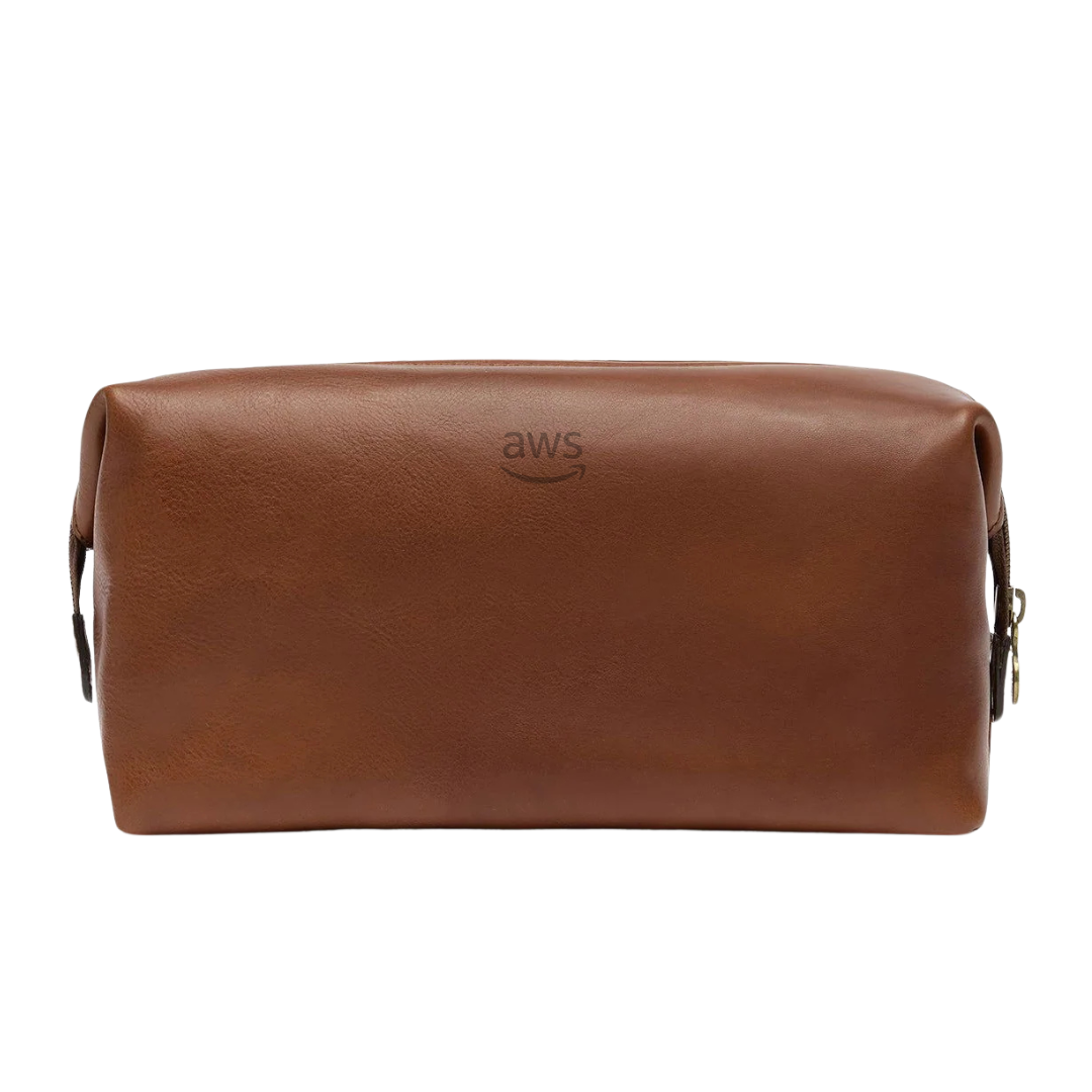 AWS X Republic Of Florence - Grand Dopp Kit - Leather Toiletry Bag