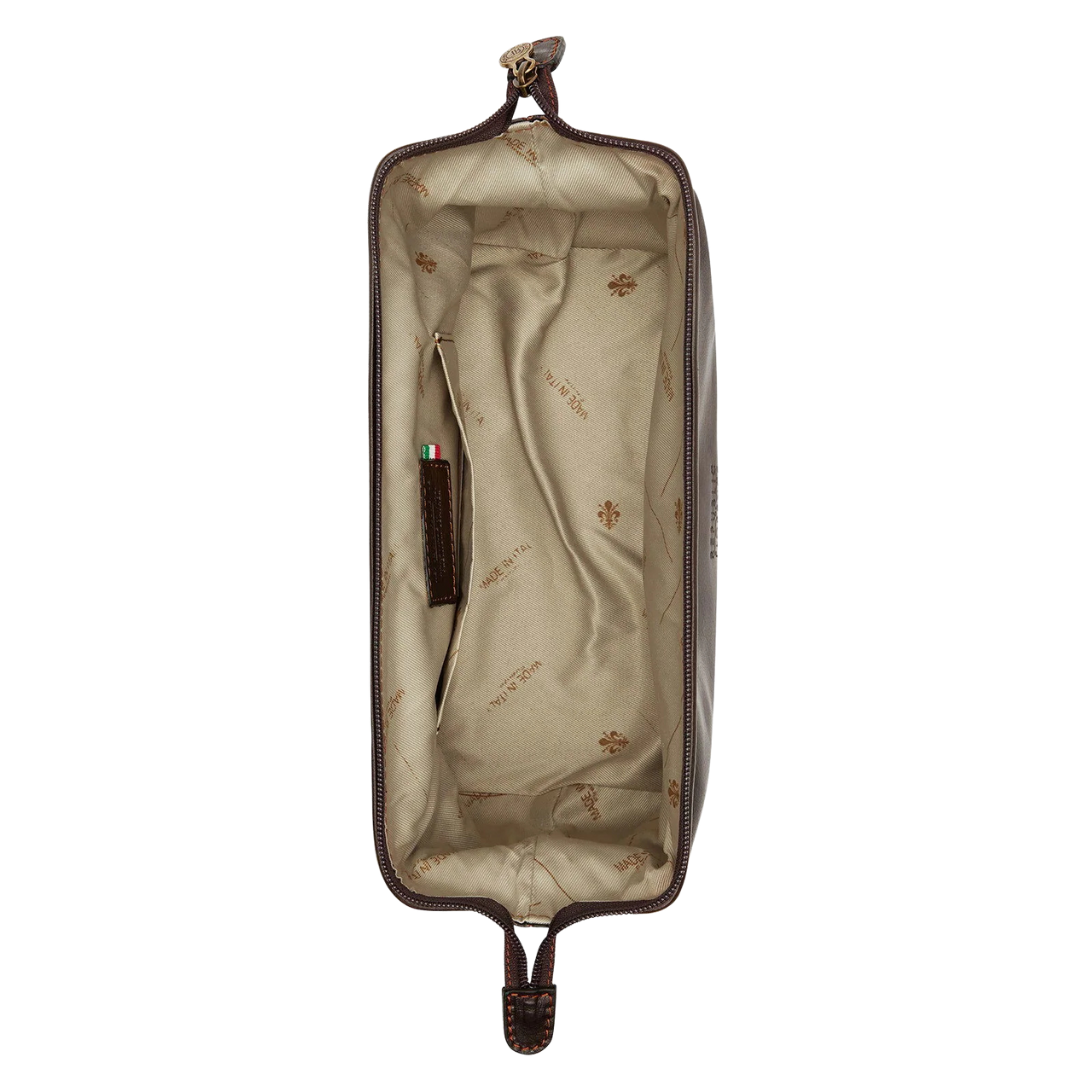 AWS X Republic Of Florence - Grand Dopp Kit - Leather Toiletry Bag