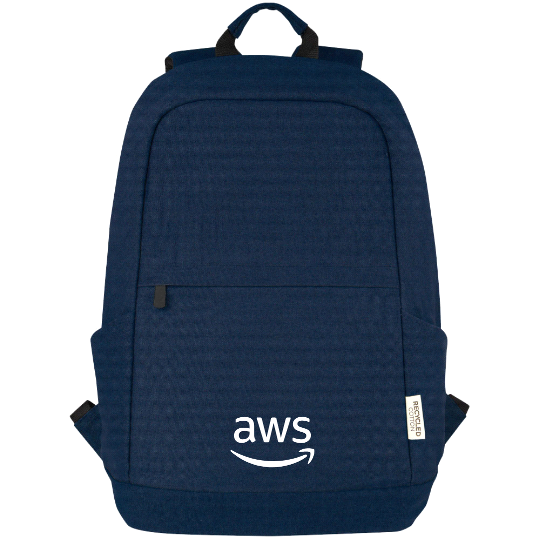 AWS Darani GRS Recycled Canvas Anti-Theft 15" 21L Laptop Backpack