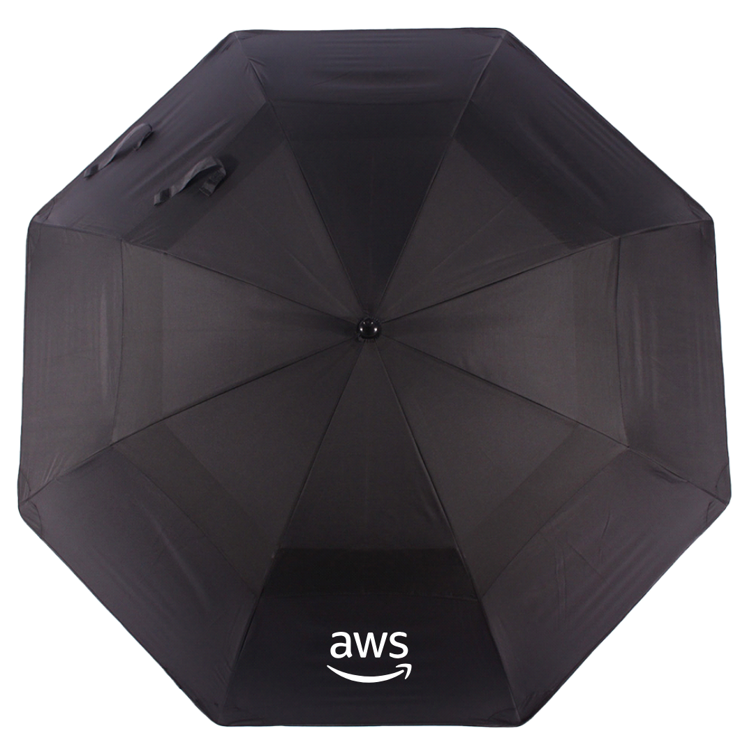 AWS 60" Vented Tipless Golf Umbrella