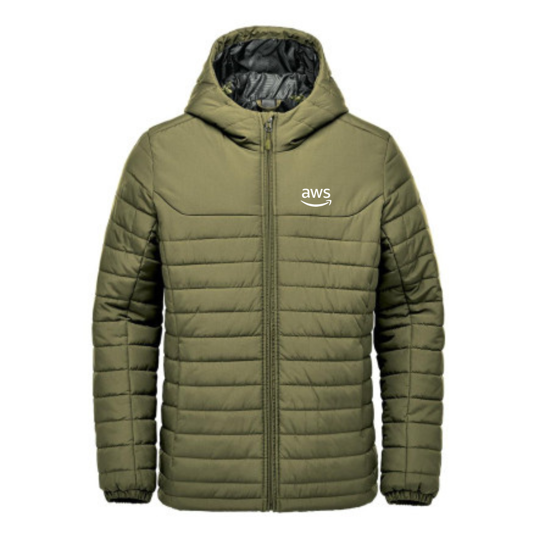 Men's Premium Quilted Stormtech Hoodie Jacket