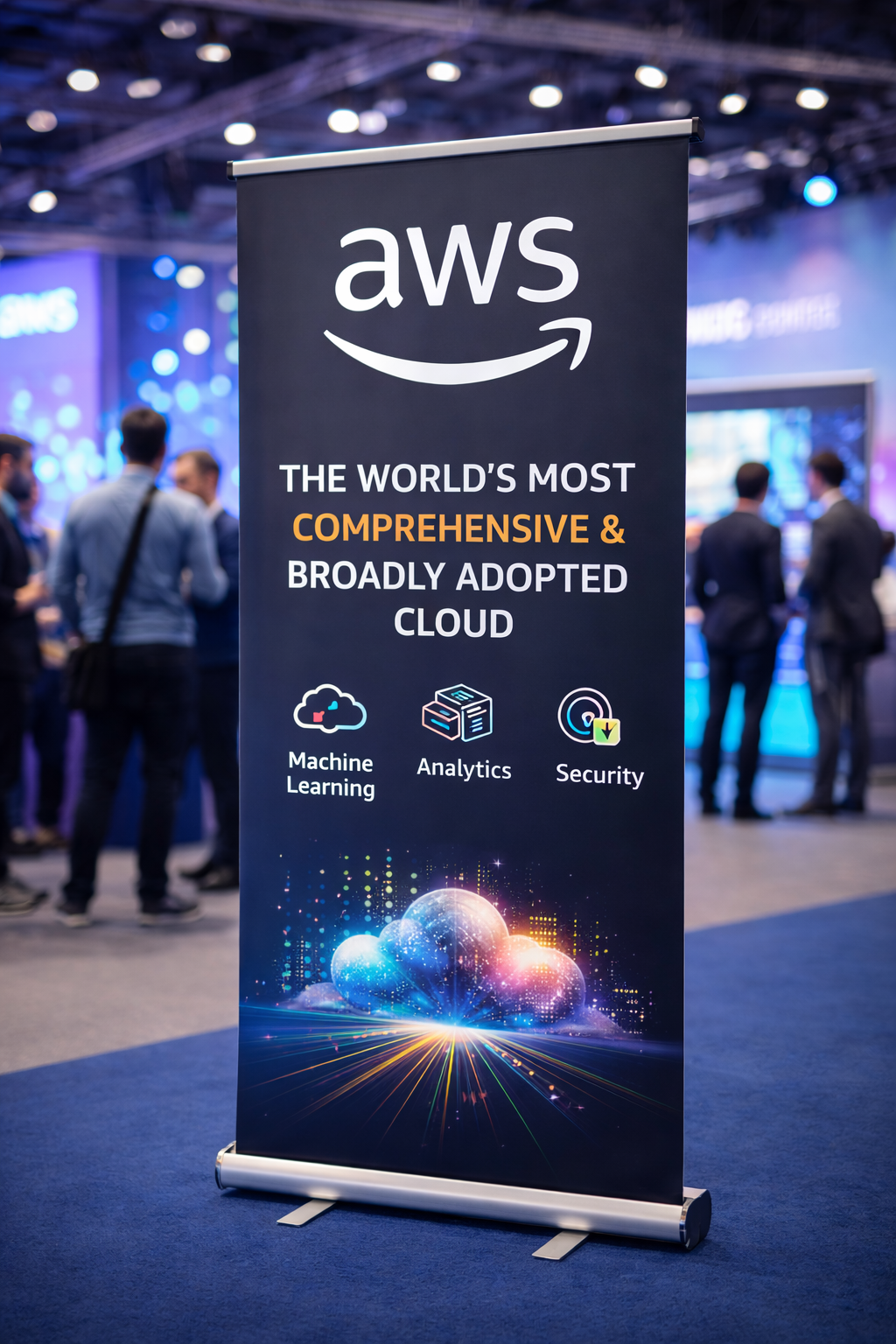 AWS Event Pull Up Banner