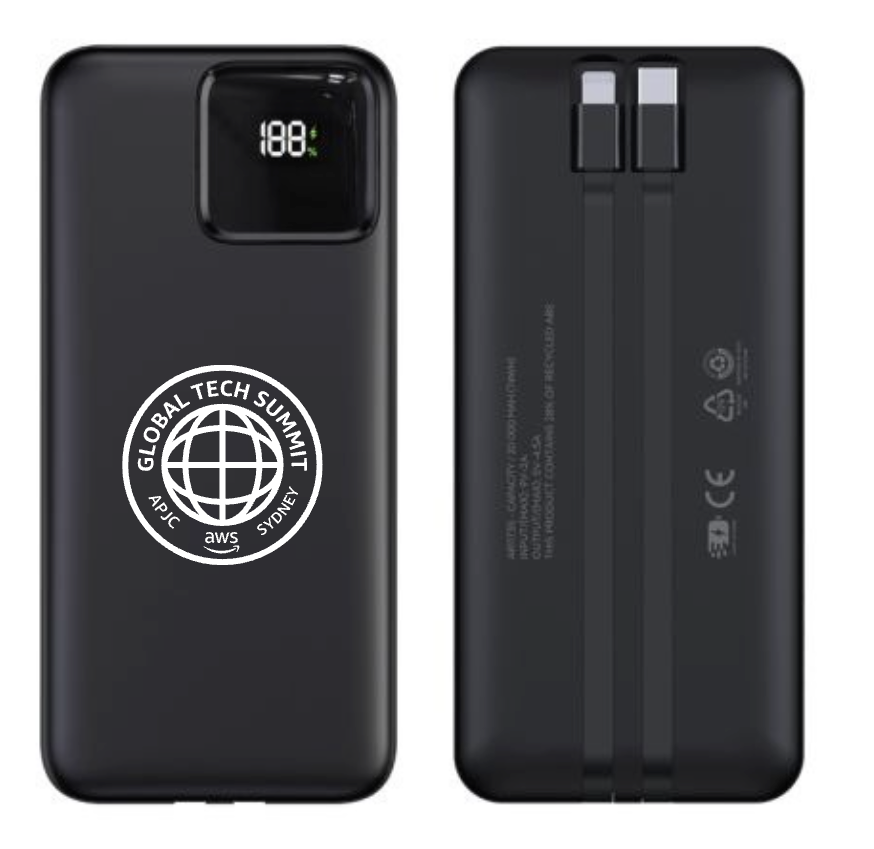 22.5W 20,000 mAh Quick Charge Power Bank TECHSUMMIT2026