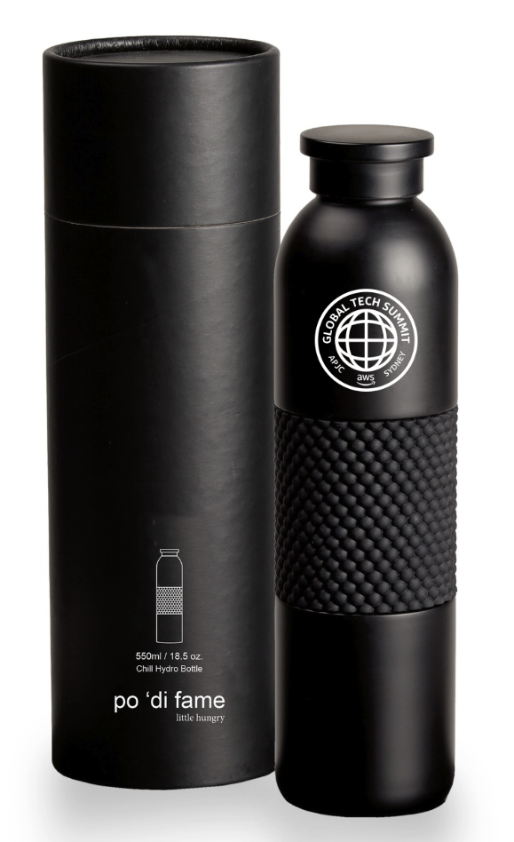 AWS 550ml Chill Hydro Bottle TECHSUMMIT2026