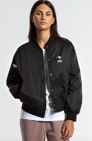 AWS Womens College Bomber Jacket HACKATHON2026