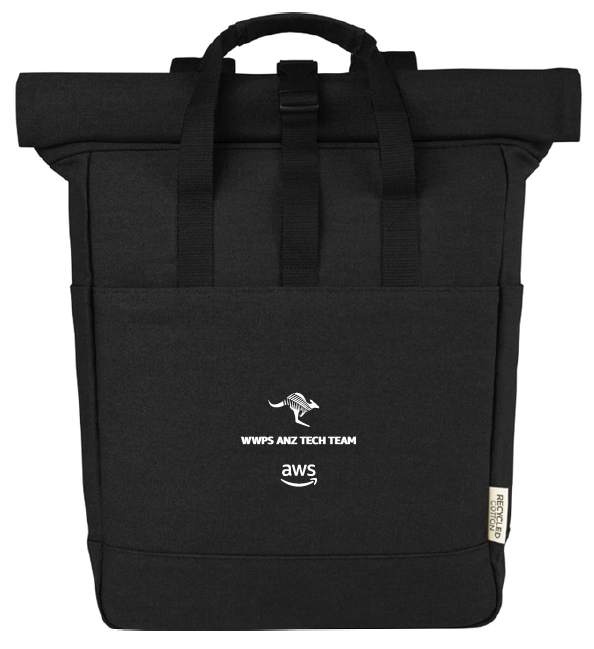 Canvas Rollover Laptop Bag HACKATHON2026