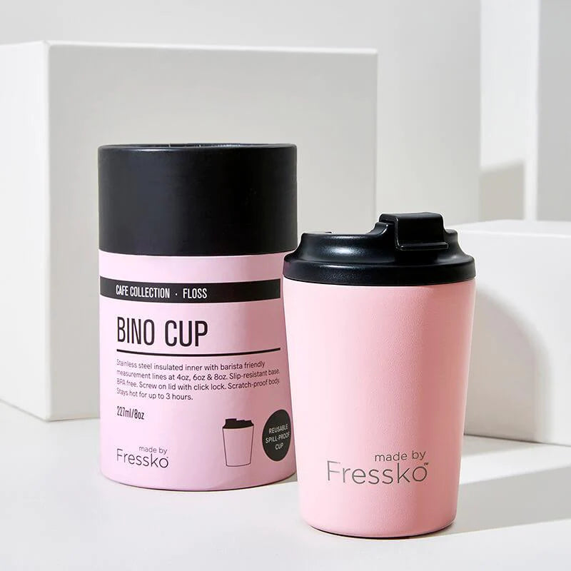 Bino 8oz Re-usable Coffee Cup Made By Fressco.