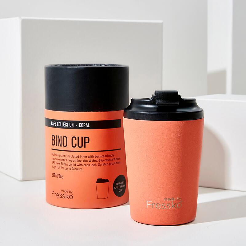 Bino 8oz Re-usable Coffee Cup Made By Fressco.