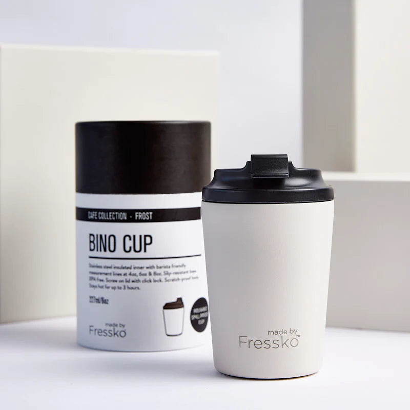 Bino 8oz Re-usable Coffee Cup Made By Fressco.