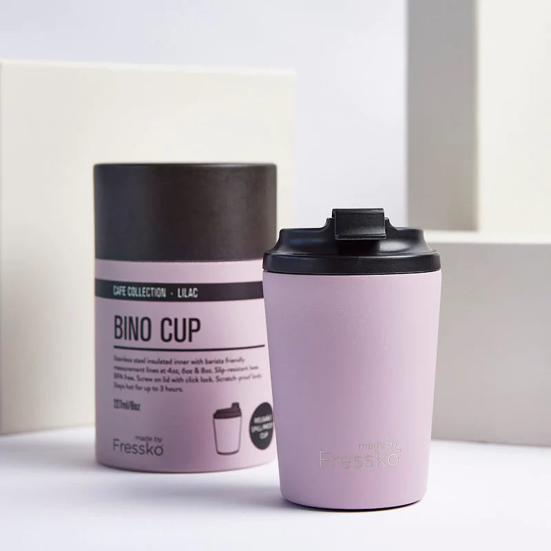 Bino 8oz Re-usable Coffee Cup Made By Fressco.