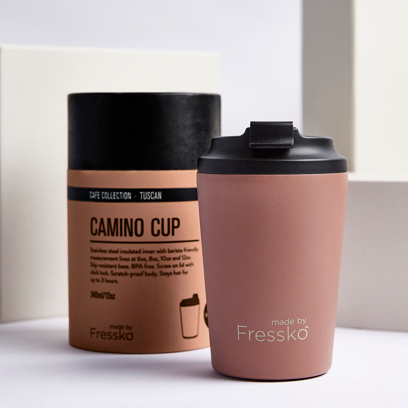 Camino 12oz Re-usable Coffee Cup Made By Fressco.
