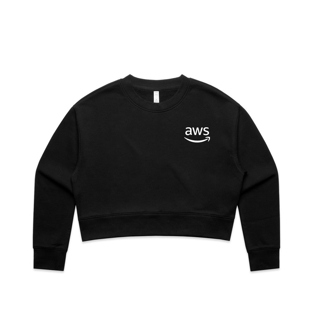 AWS Women's Relax Crop Crew