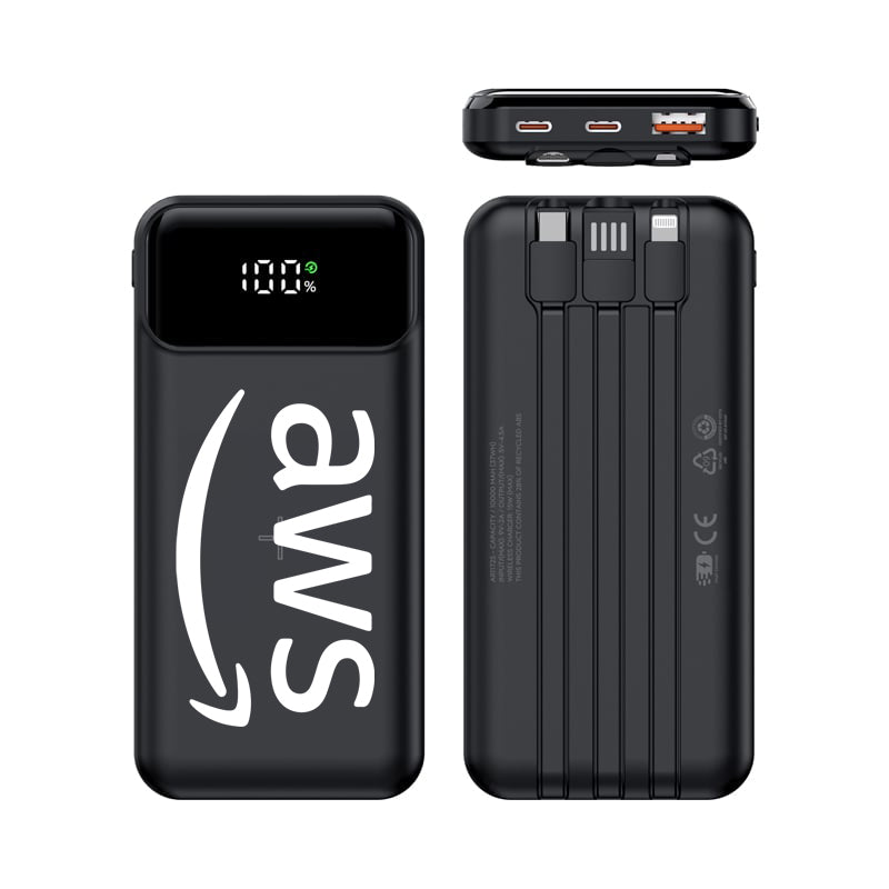 AWS Eco 22.5W Quick Charge Wireless Power Bank - 10,000 mAh