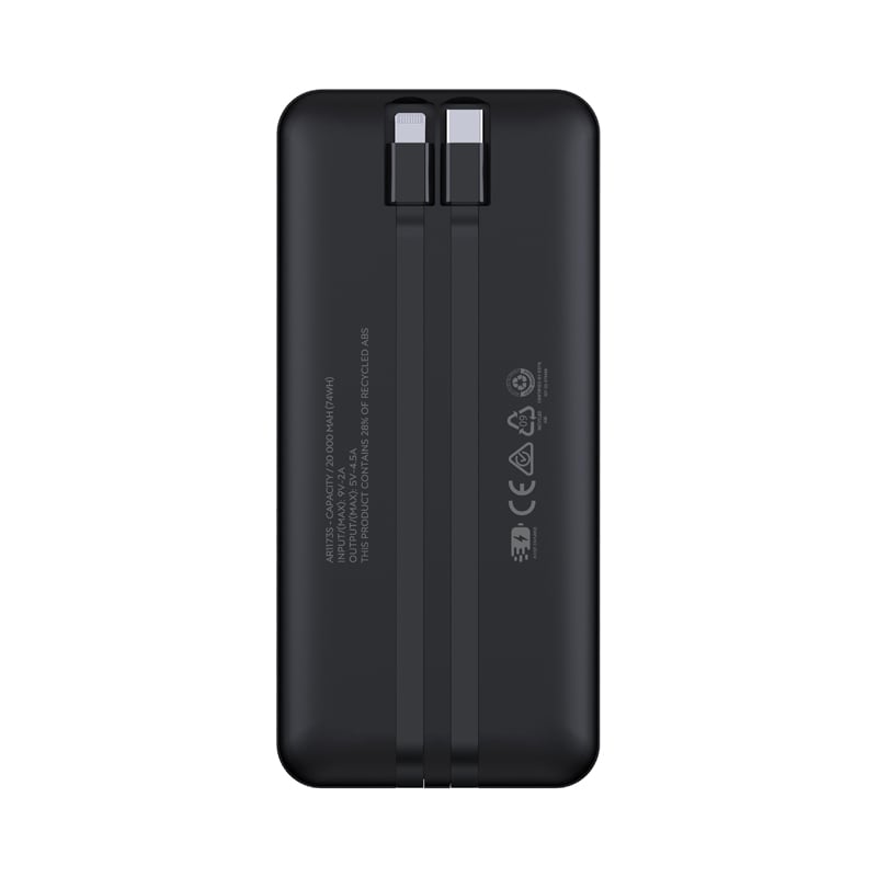 AWS Eco 22.5W Quick Charge Power Bank - 20,000 mAh