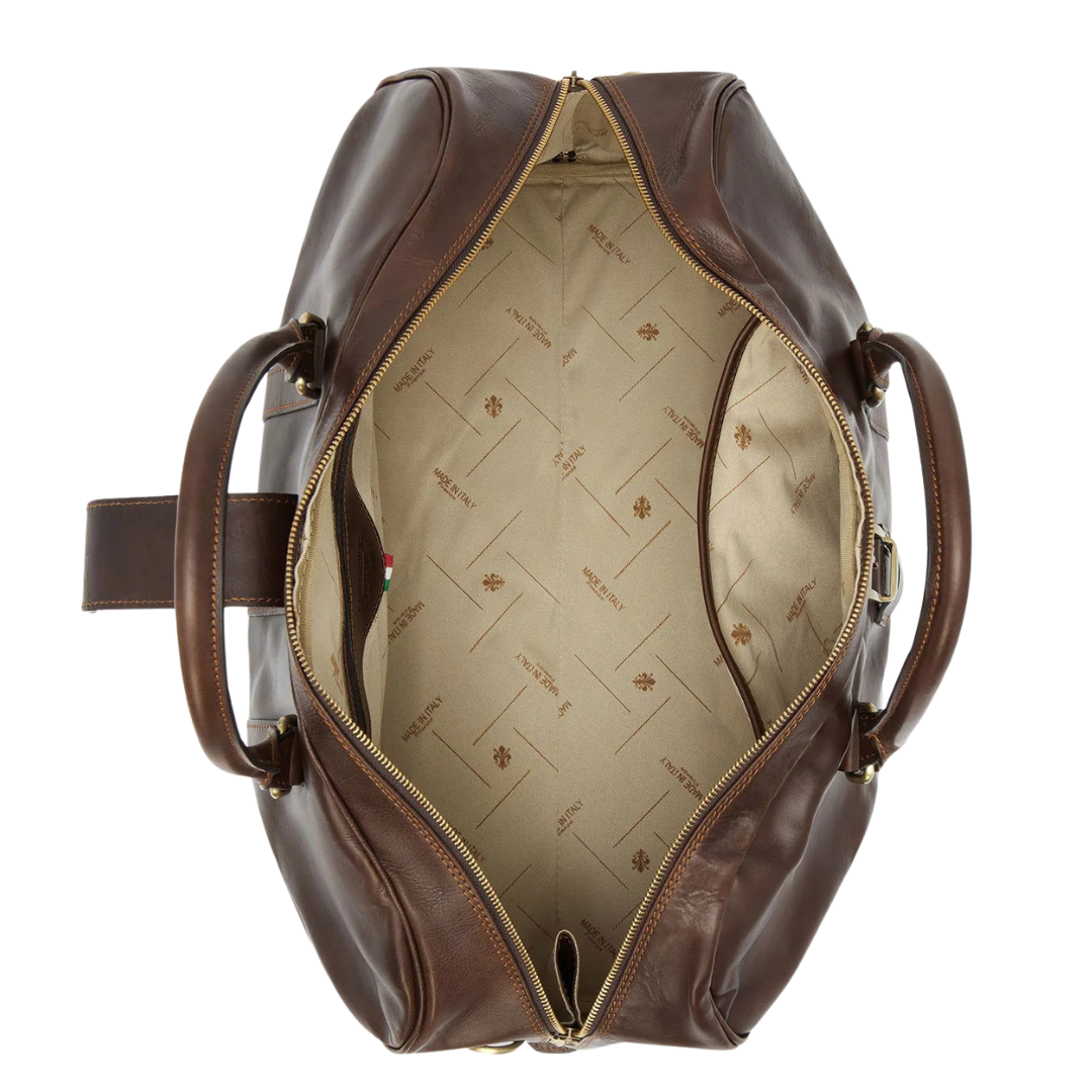 AWS X Republic Of Florence - Amerigo Leather Weekender Bag