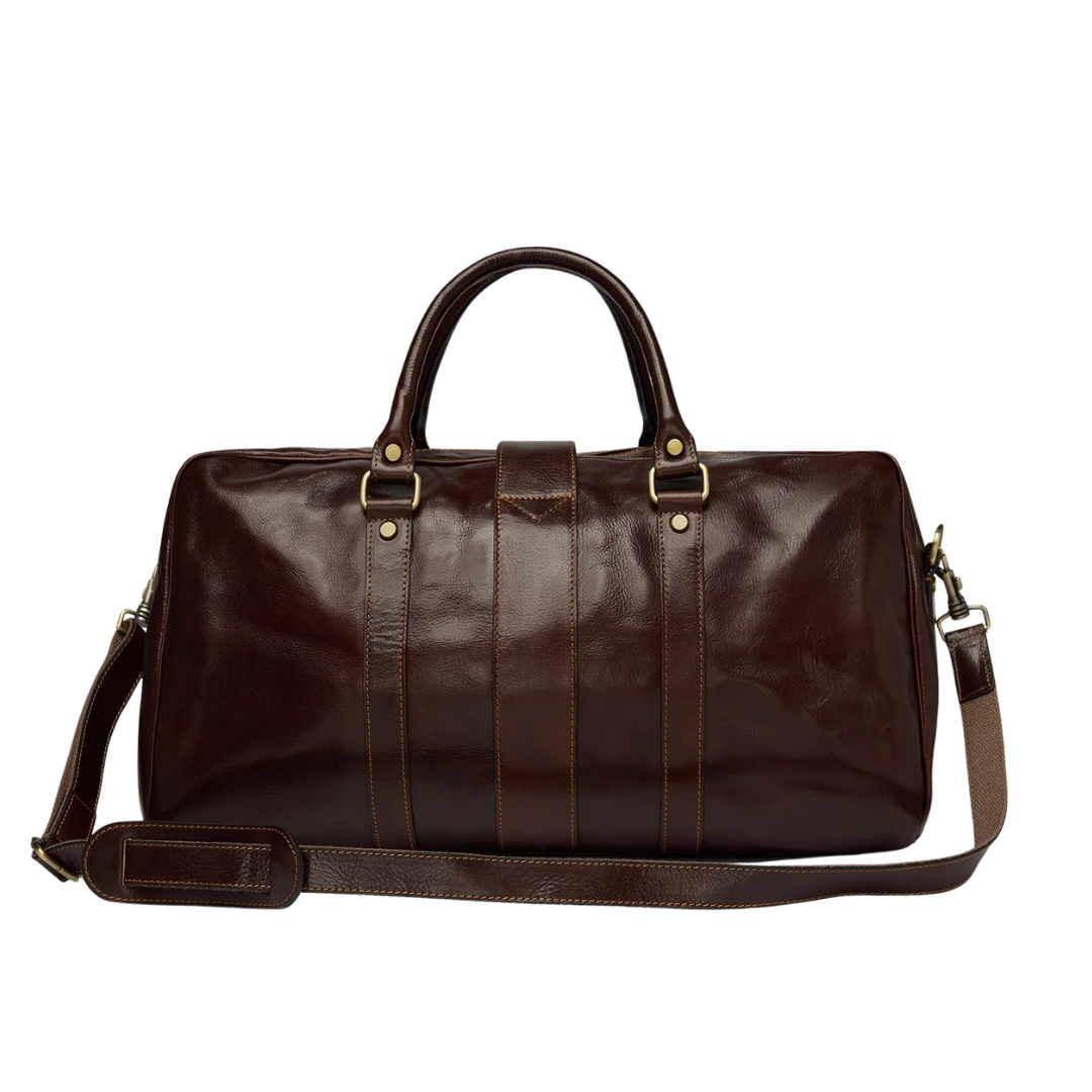 AWS X Republic Of Florence - Amerigo Leather Weekender Bag
