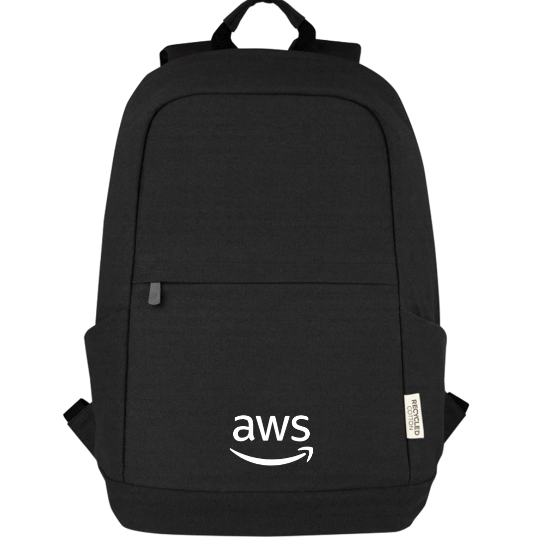 AWS Darani GRS Recycled Canvas Anti-Theft 15" 21L Laptop Backpack