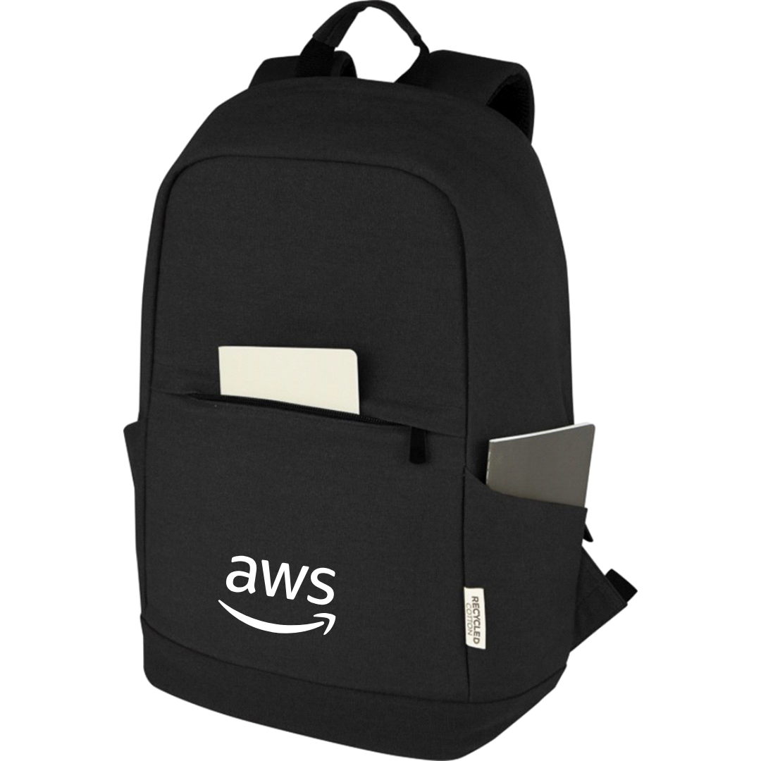 AWS Darani GRS Recycled Canvas Anti-Theft 15" 21L Laptop Backpack
