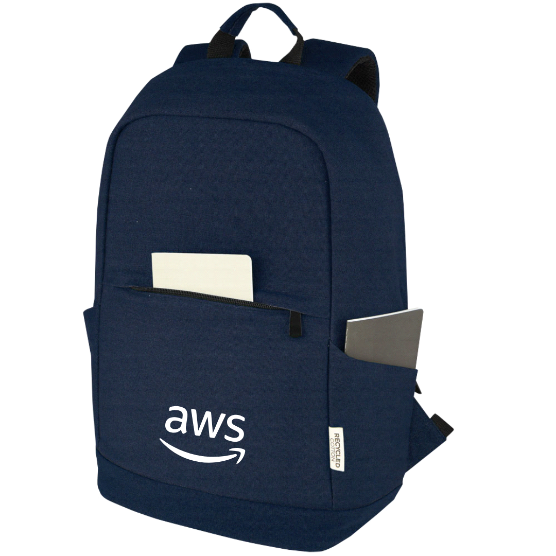 AWS Darani GRS Recycled Canvas Anti-Theft 15" 21L Laptop Backpack