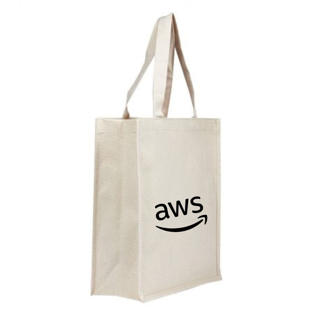 AWS 340gsm Executive Canvas Tote Bag
