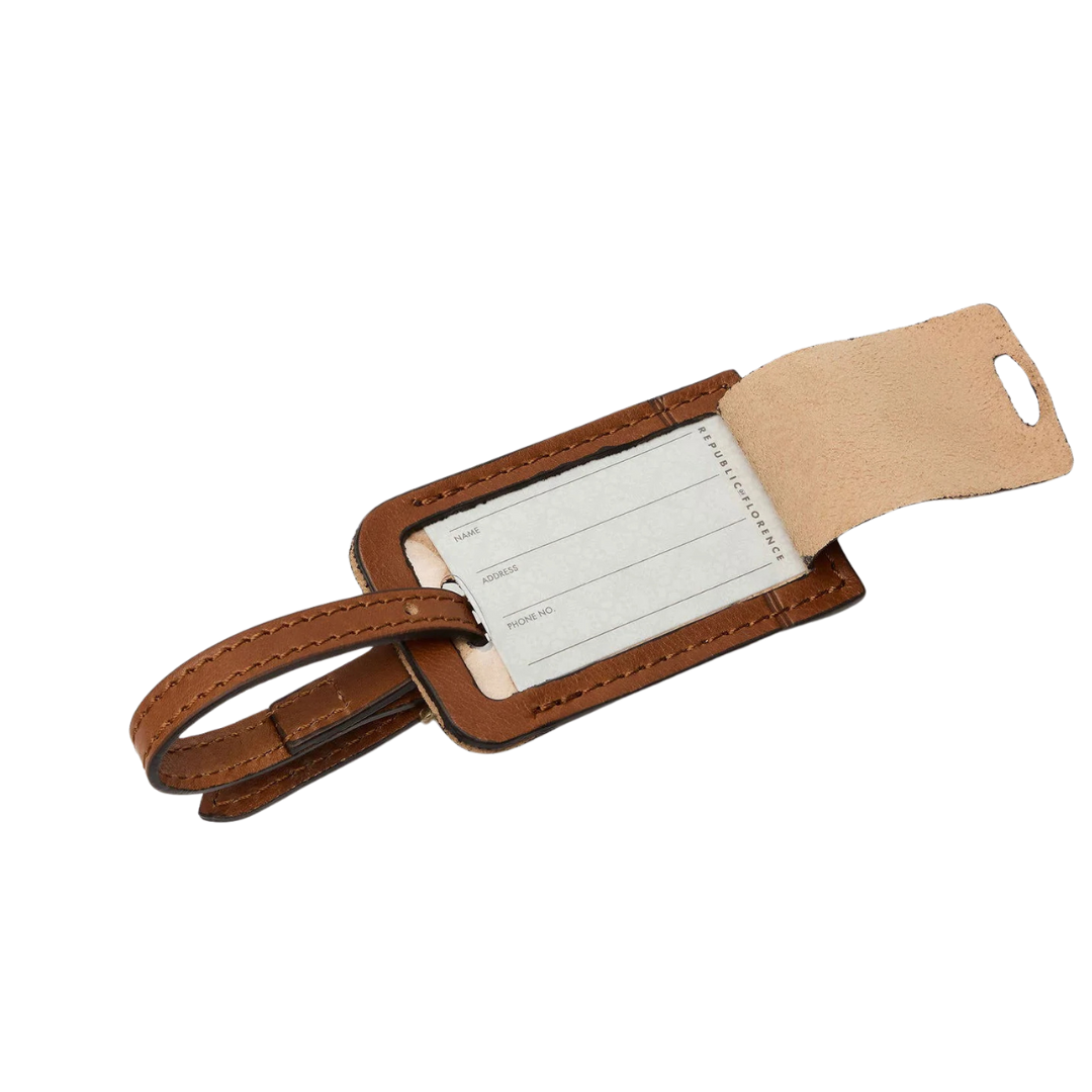 AWS X Republic Of Florence - Leather Travel Tag