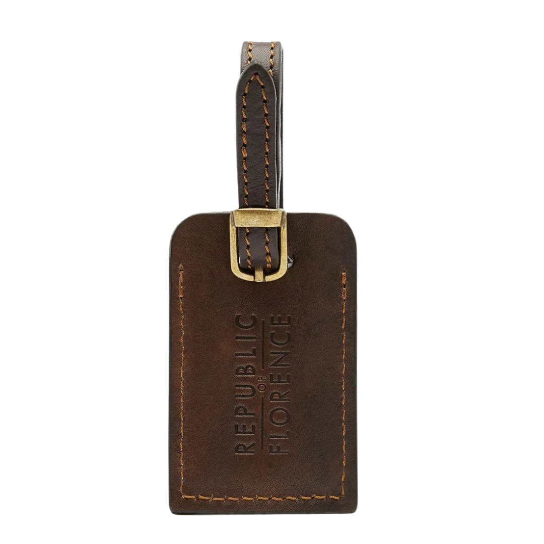 AWS X Republic Of Florence - Leather Travel Tag