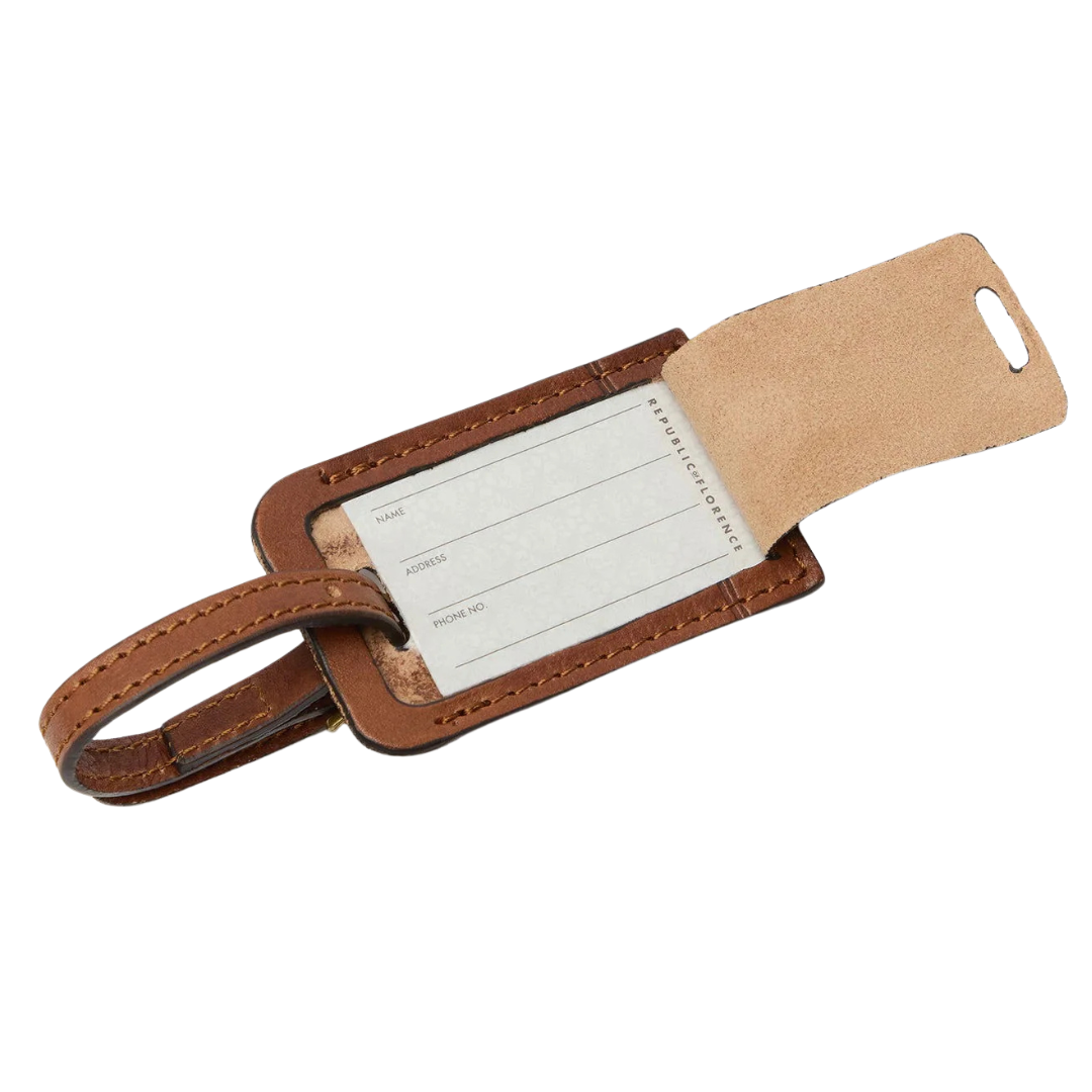 AWS X Republic Of Florence - Leather Travel Tag