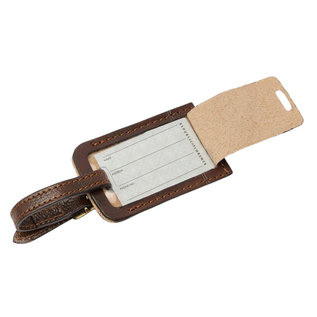 AWS X Republic Of Florence - Leather Travel Tag