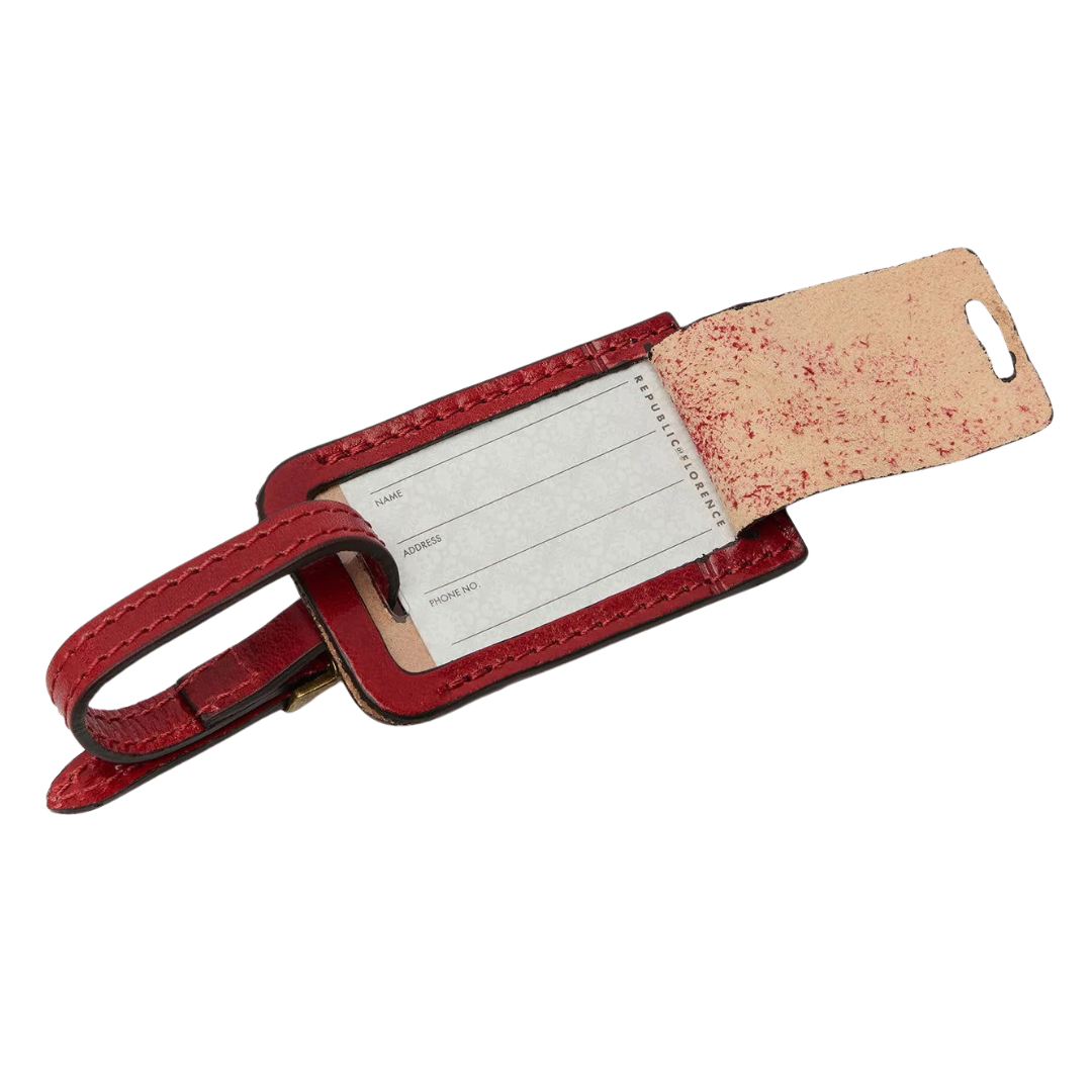 AWS X Republic Of Florence - Leather Travel Tag