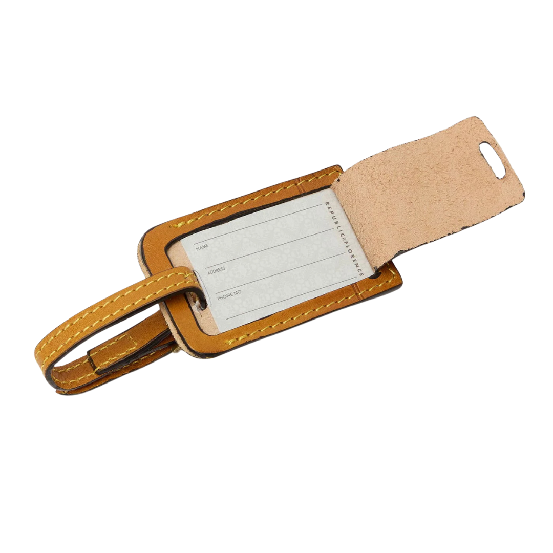 AWS X Republic Of Florence - Leather Travel Tag