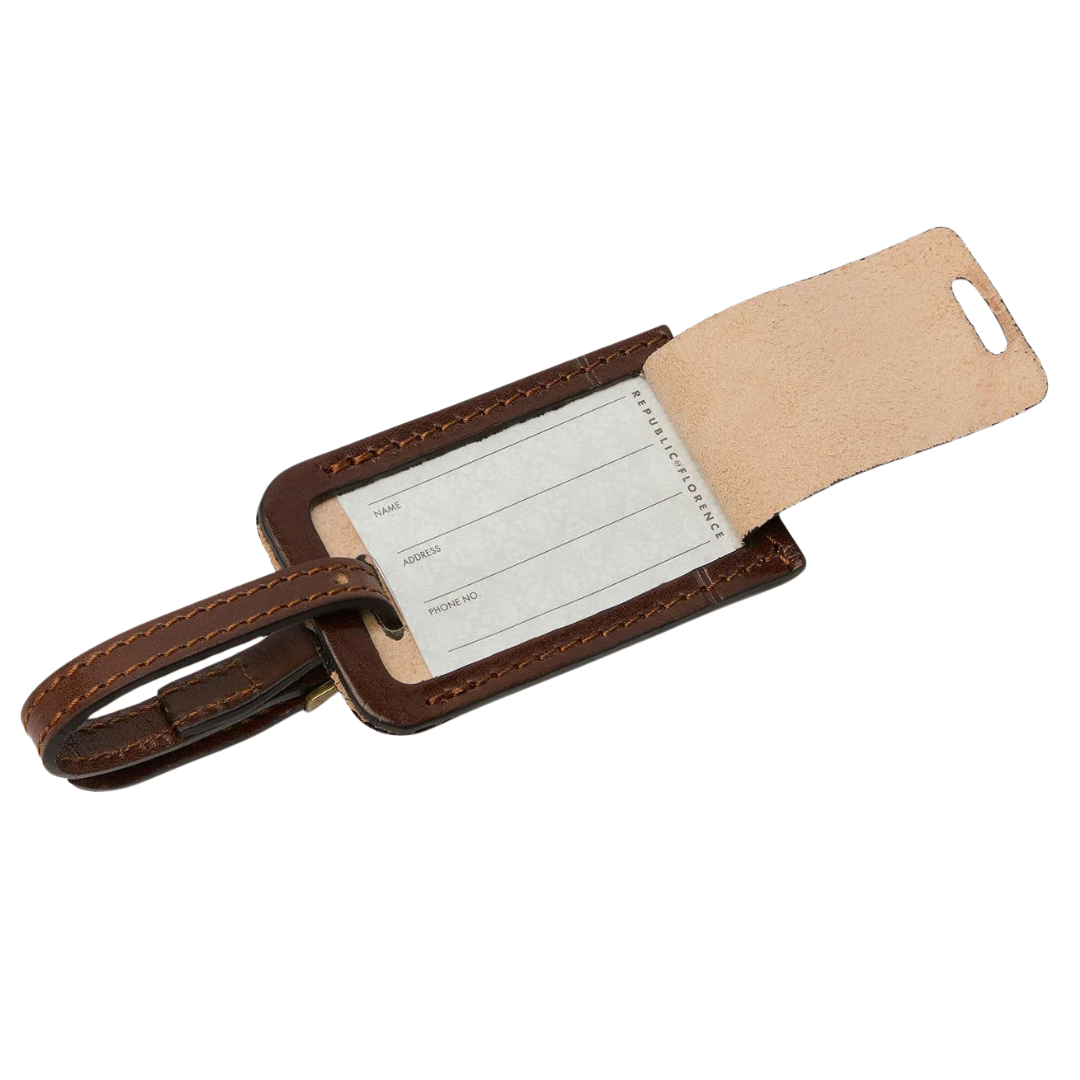 AWS X Republic Of Florence - Leather Travel Tag