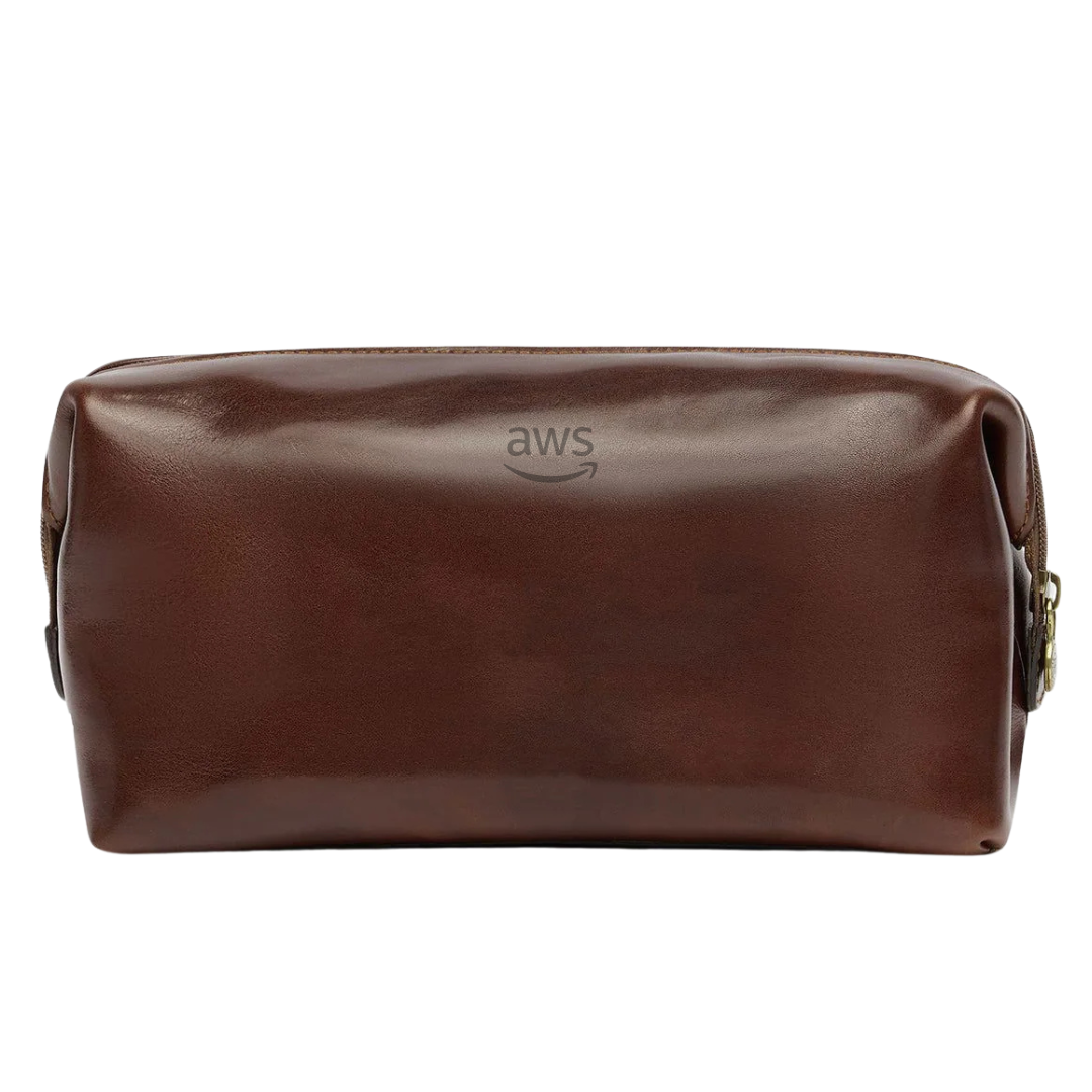 AWS X Republic Of Florence - Grand Dopp Kit - Leather Toiletry Bag