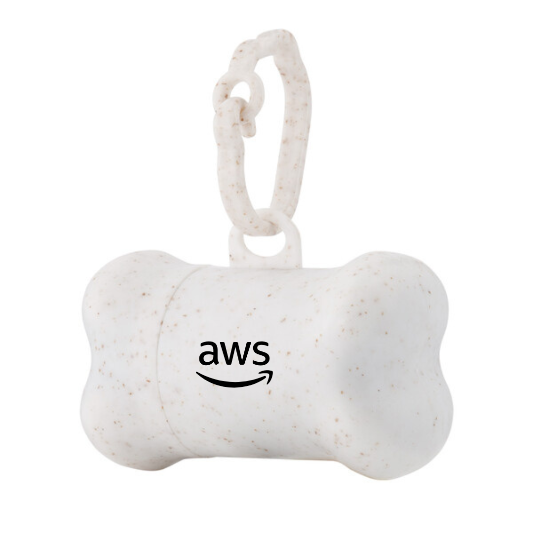 AWS Bone Dog Waste Bag Dispenser