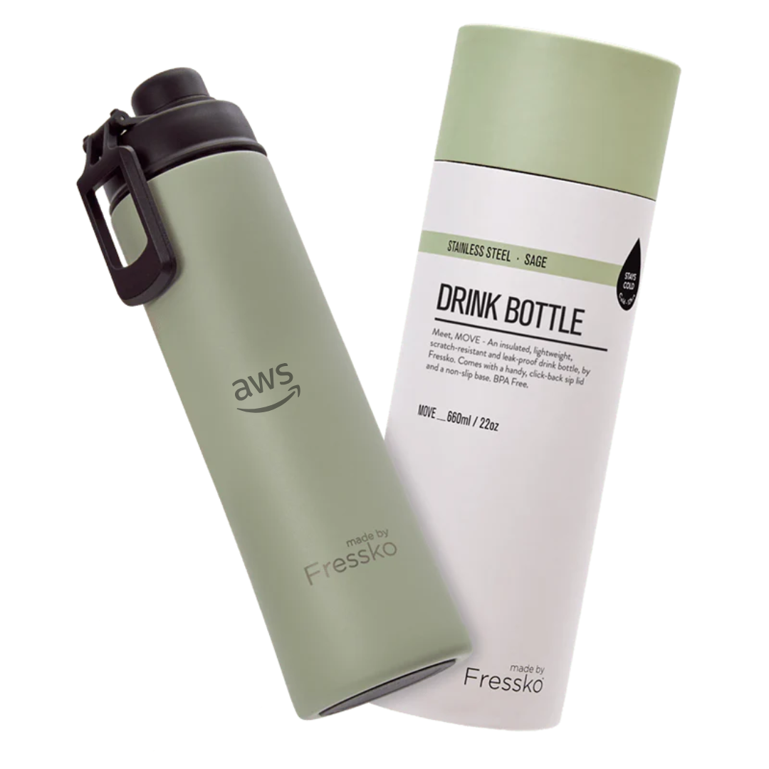 MOVE 660ml Bottle l Insulated Stainless Steel l Made By Fressco