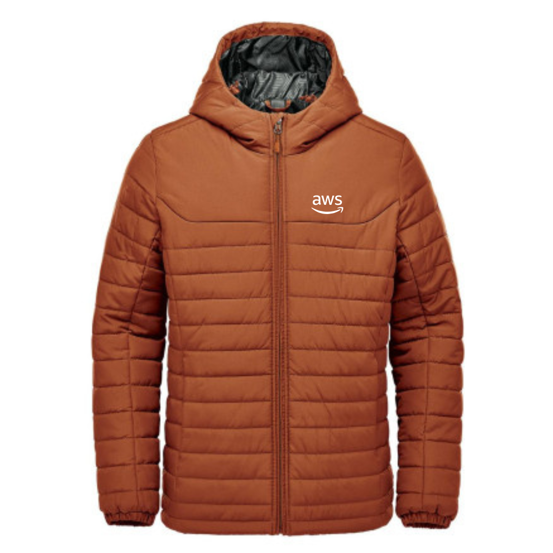 Men's Premium Quilted Stormtech Hoodie Jacket