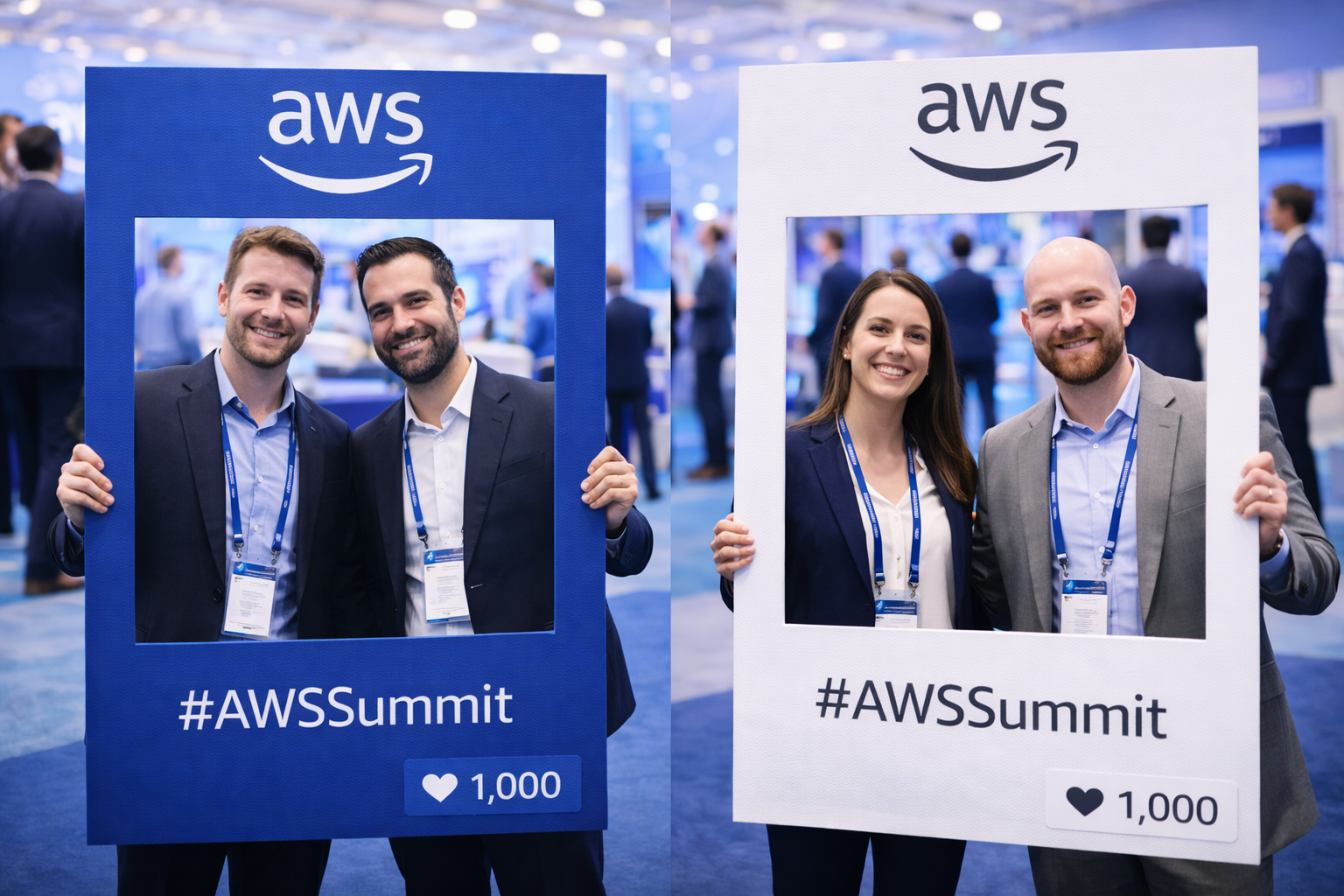 AWS Event Novelty Seflie Boards