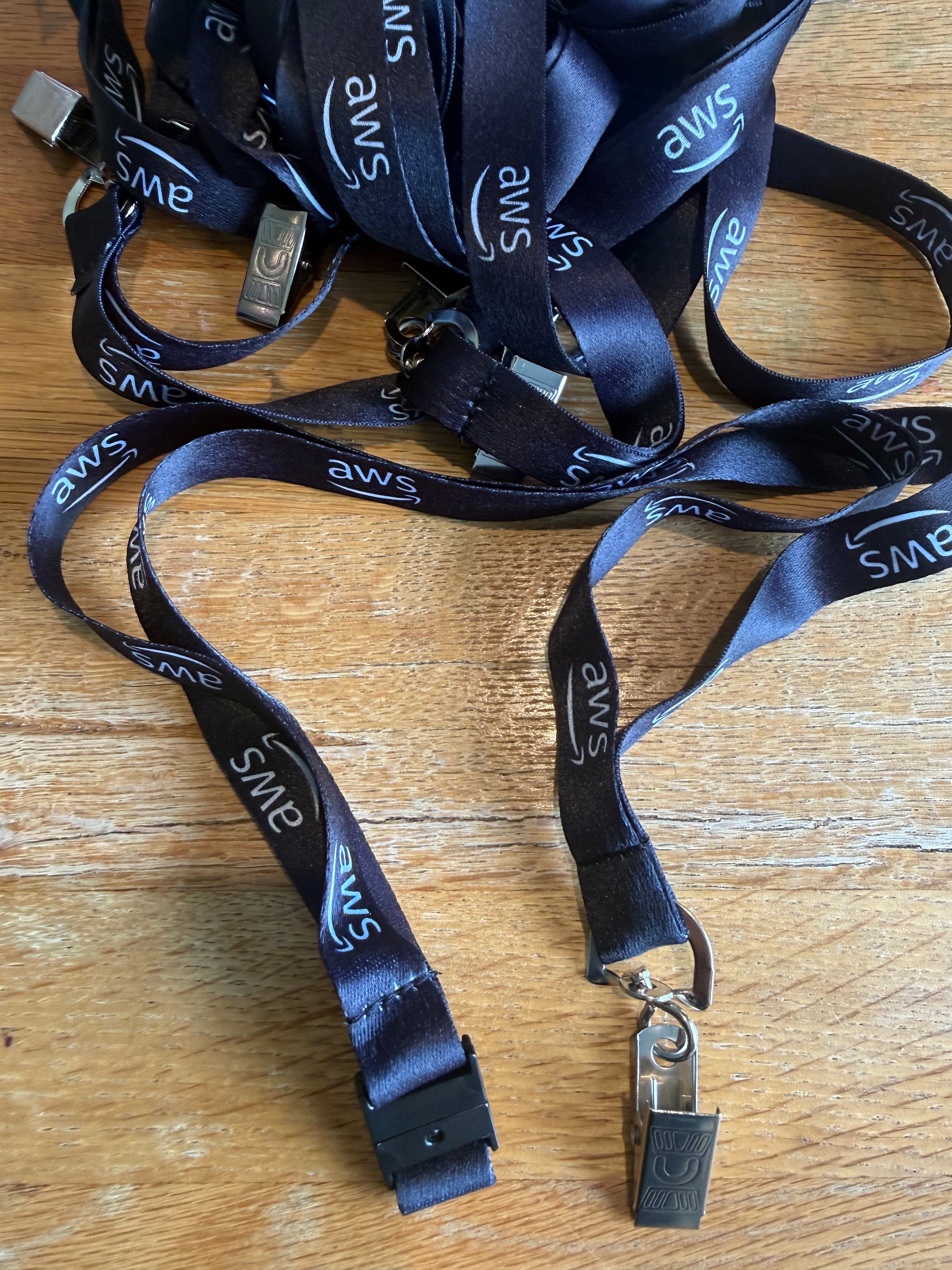 AWS Lanyards - Alligator Clip