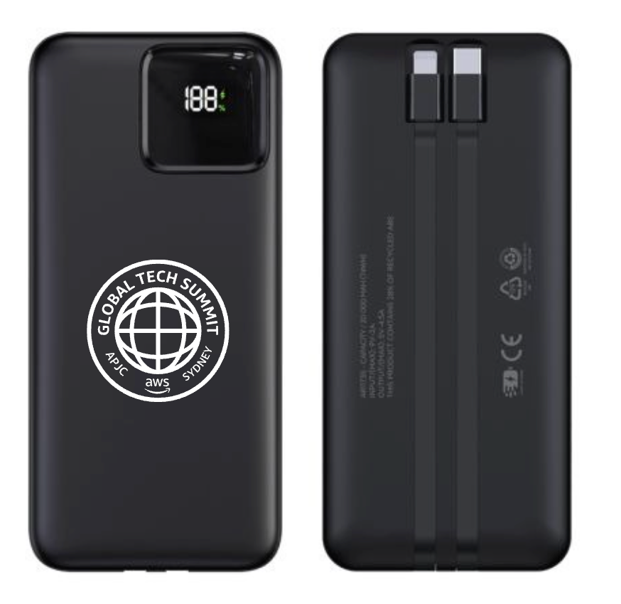 22.5W 20,000 mAh Quick Charge Power Bank TECHSUMMIT2026