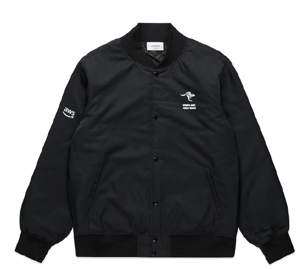 AWS Mens College Bomber Jacket HACKATHON2026
