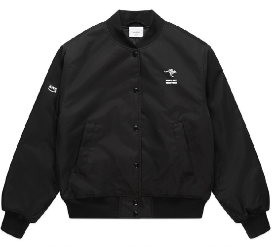 AWS Womens College Bomber Jacket HACKATHON2026