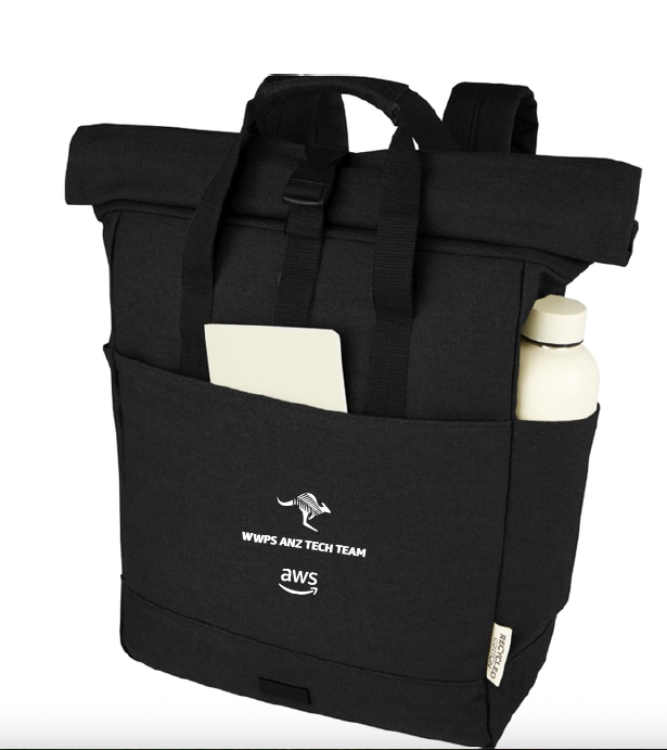 Canvas Rollover Laptop Bag HACKATHON2026